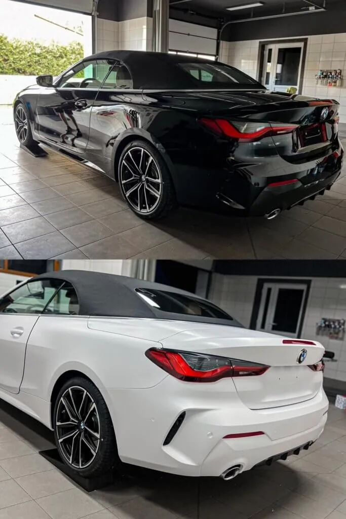 ZMIANA KOLORU FOLIA  BMW NA BIAŁY MAT - ZMIANA KOLORU BMW NA BIALY MAT4