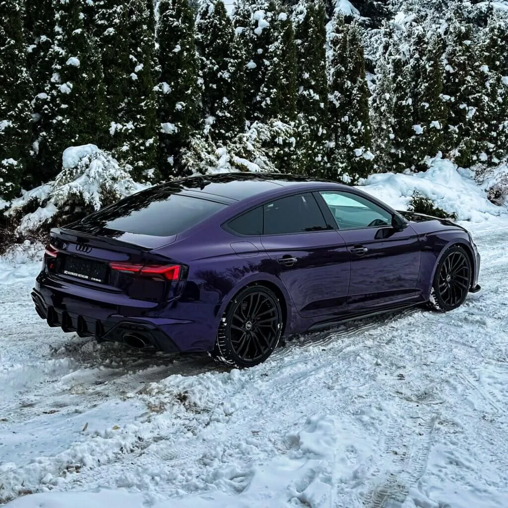 FOLIA OCHRONNA PPF ZMIANA KOLORU AUDI RS5 OCHRONA LAKIERU ZABEZPIECZENIE LAKIERU