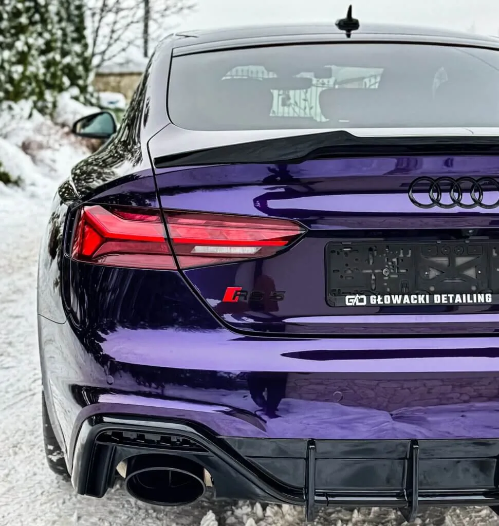FOLIA OCHRONNA PPF ZMIANA KOLORU AUDI RS5 OCHRONA LAKIERU ZABEZPIECZENIE LAKIERU