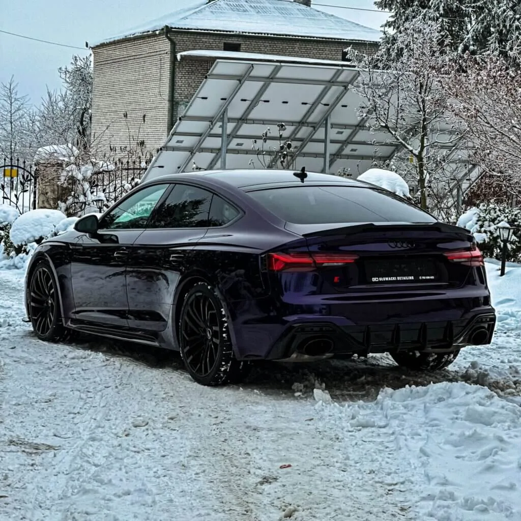 FOLIA OCHRONNA PPF ZMIANA KOLORU AUDI RS5 OCHRONA LAKIERU ZABEZPIECZENIE LAKIERU