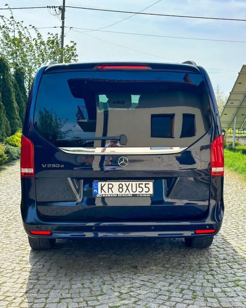 Detailing polerowanie lakieru powłoka ceramiczna Mercedes V klasa - KOREKTA LAKIERUPOWLOKA CERAMICZNA ZABEZPIECZENIE LAKIERU