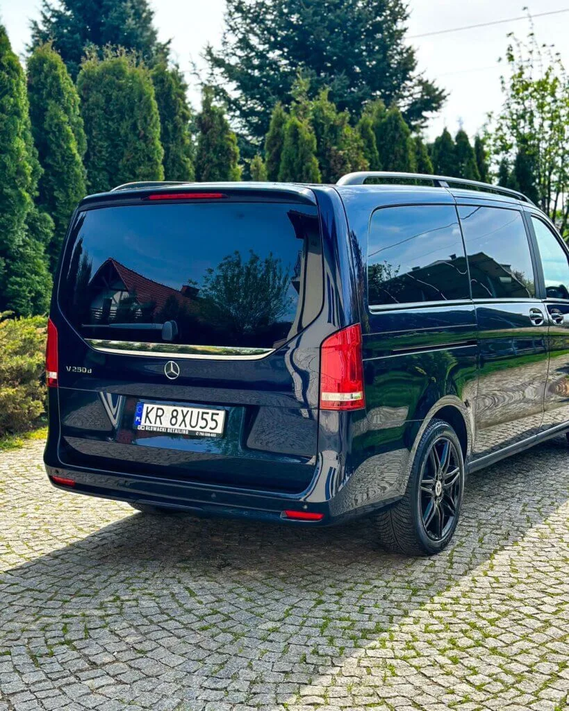 Detailing polerowanie lakieru powłoka ceramiczna Mercedes V klasa - KOREKTA LAKIERU POWLOKA CERAMICZNA ZABEZPIECZENIE LAKIER