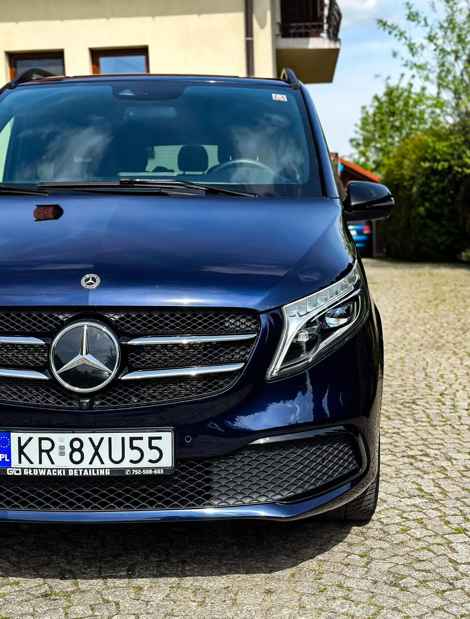 Detailing polerowanie lakieru powłoka ceramiczna Mercedes V klasa - KOREKTA LAKIERU POWLOKA CERAMICZNA ZABEZPIECZENIE LAKIER