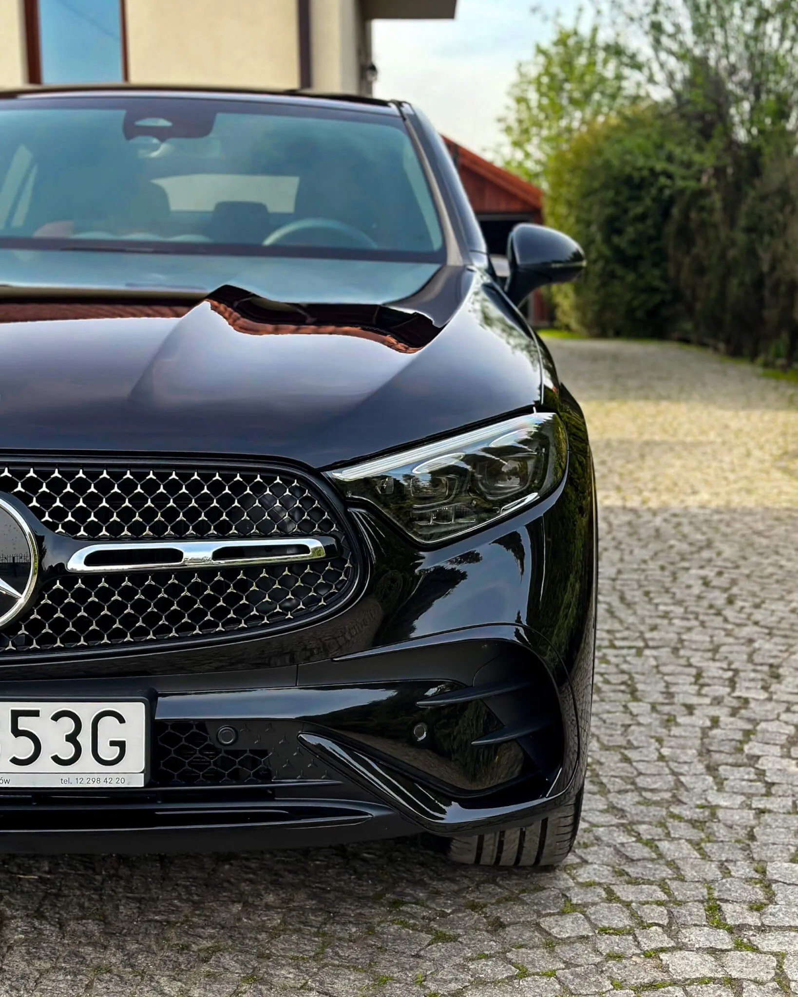 MERCEDES GLC COUPE ZABEZPIECZENIE LAKIERU FOLIA PPF - BEZBARWNA FOLIA OCHRONNA PPF MERCEDES GLC COUPE OCHRONA LAKIERU ZABEZPI