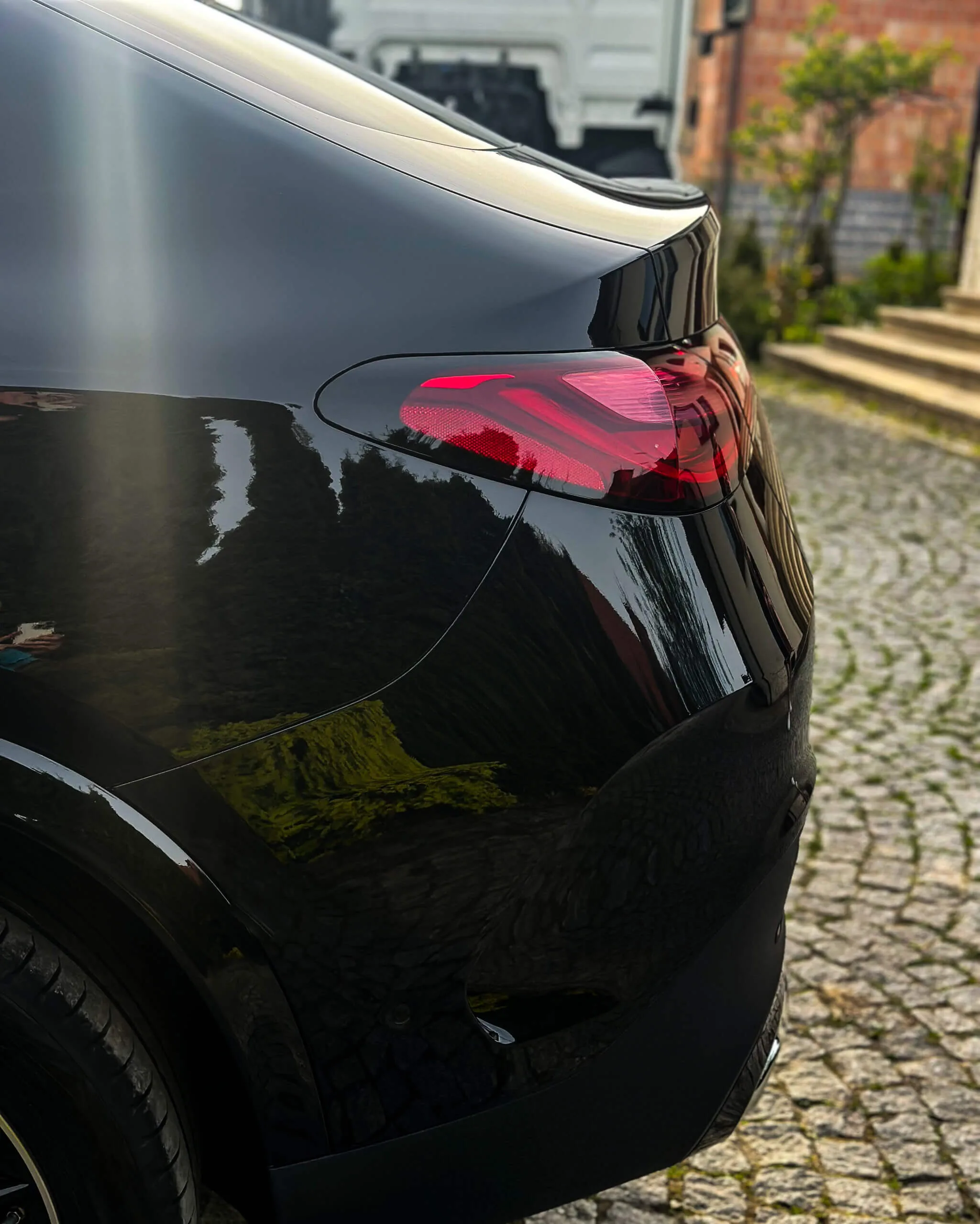 MERCEDES GLC COUPE ZABEZPIECZENIE LAKIERU FOLIA PPF - BEZBARWNA FOLIA OCHRONNA PPF MERCEDES GLC COUPE OCHRONA LAKIERU ZABEZPI