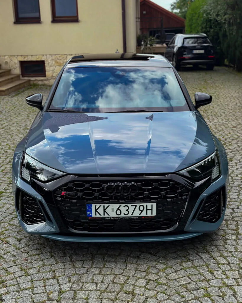BEZBARWNA FOLIA PPF + POWŁOKA CERAMICZNA AUDI RS3 8Y 2024 - IMG