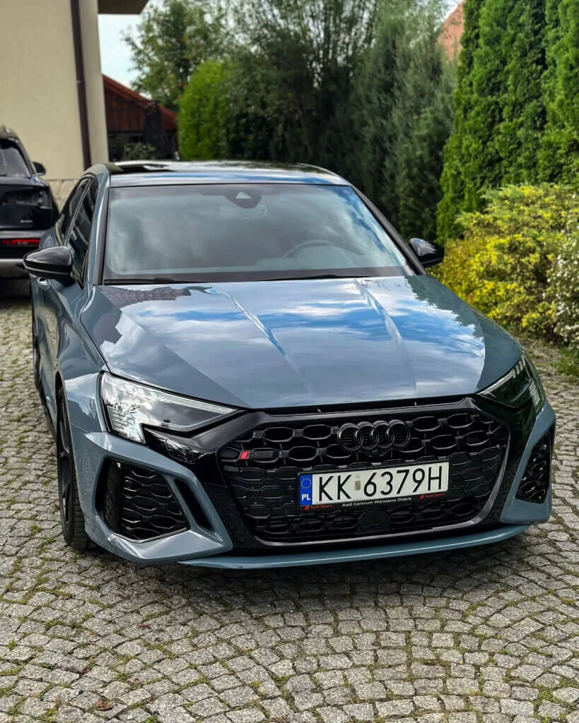 BEZBARWNA FOLIA PPF + POWŁOKA CERAMICZNA AUDI RS3 8Y 2024 - IMG