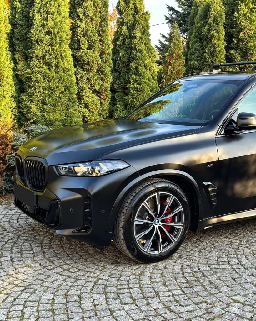 BMW X5 BLACK SAPPHIRE FOLIA PPF - BMW X5 G05 OKLEJANIE FOLIA PPF OCHRONA LAKIERU MROZENIE LAKIERU STEALTH PPF BLACK SAPPHIRE