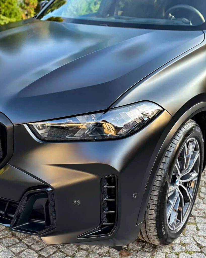 BMW X5 BLACK SAPPHIRE FOLIA PPF - BMW X5 G05 OKLEJANIE FOLIA PPF OCHRONA LAKIERU MROZENIE LAKIERU STEALTH PPF BLACK SAPPHIRE