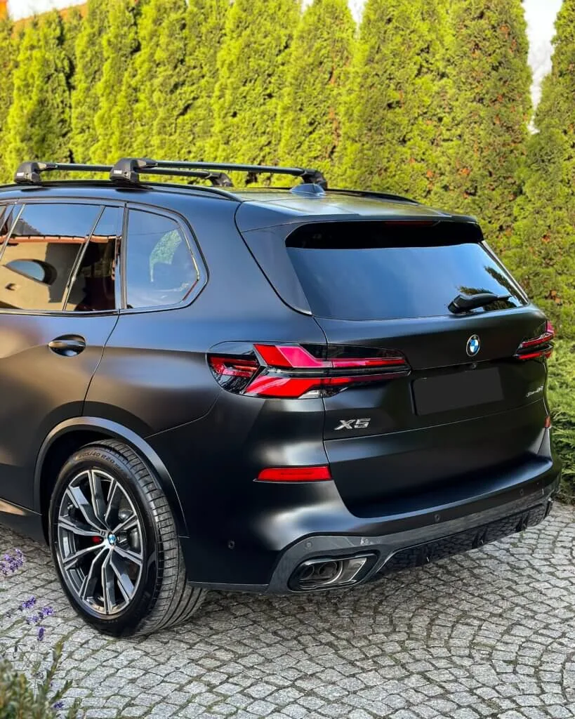 BMW X5 BLACK SAPPHIRE FOLIA PPF - BMW X5 G05 OKLEJANIE FOLIA PPF OCHRONA LAKIERU MROZENIE LAKIERU STEALTH PPF BLACK SAPPHIRE