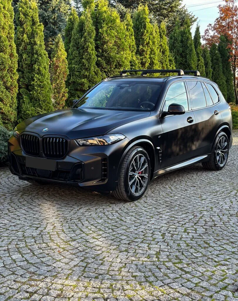 BMW X5 BLACK SAPPHIRE FOLIA PPF - BMW X5 G05 OKLEJANIE FOLIA PPF OCHRONA LAKIERU MROZENIE LAKIERU STEALTH PPF BLACK SAPPHIRE