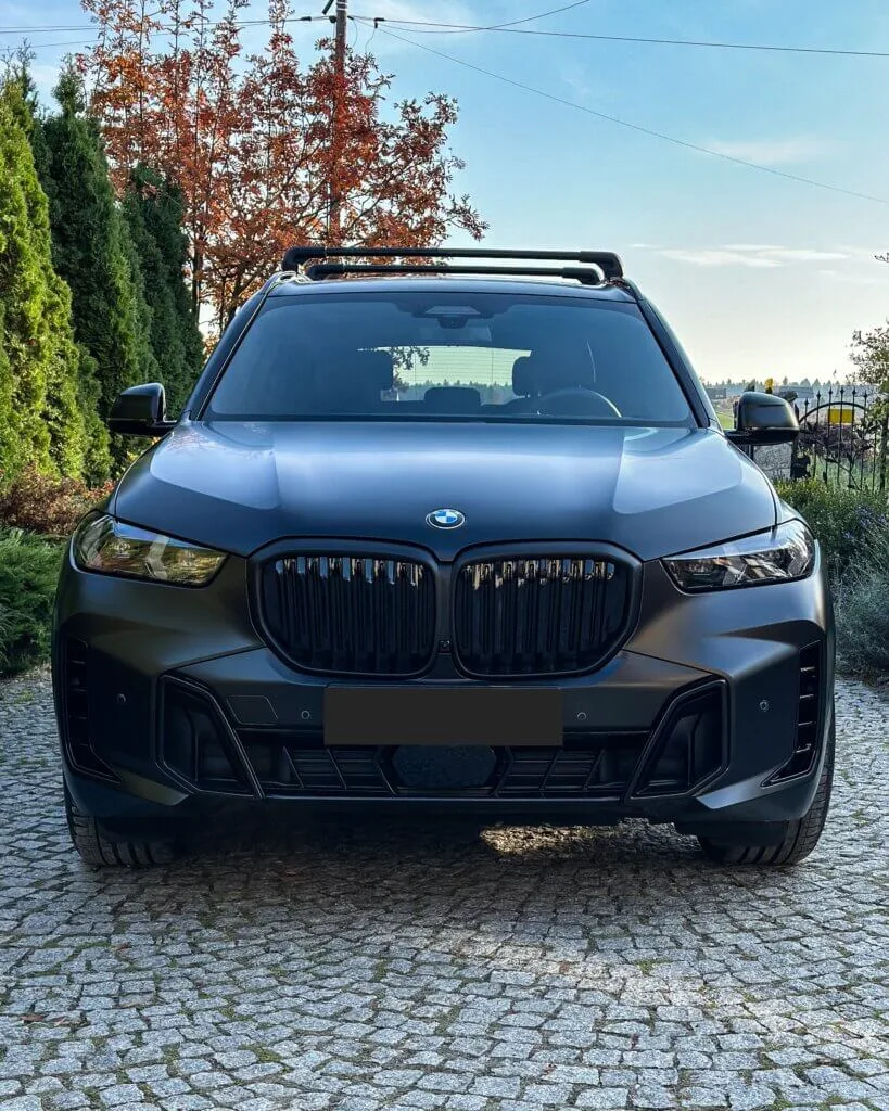 BMW X5 BLACK SAPPHIRE FOLIA PPF - BMW X5 G05 OKLEJANIE FOLIA PPF OCHRONA LAKIERU MROZENIE LAKIERU STEALTH PPF BLACK SAPPHIRE
