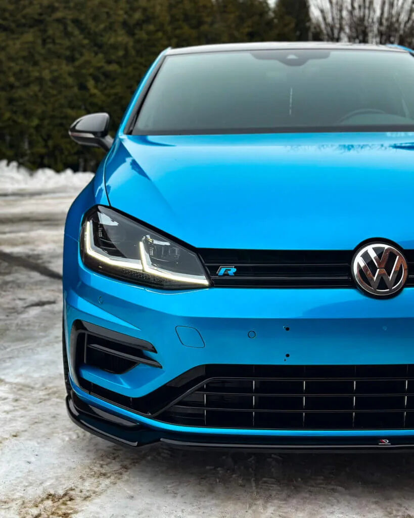 VW Golf R Zmiana Koloru Folią Winylową - VW Golf R Zmiana Koloru Folia Winylowa