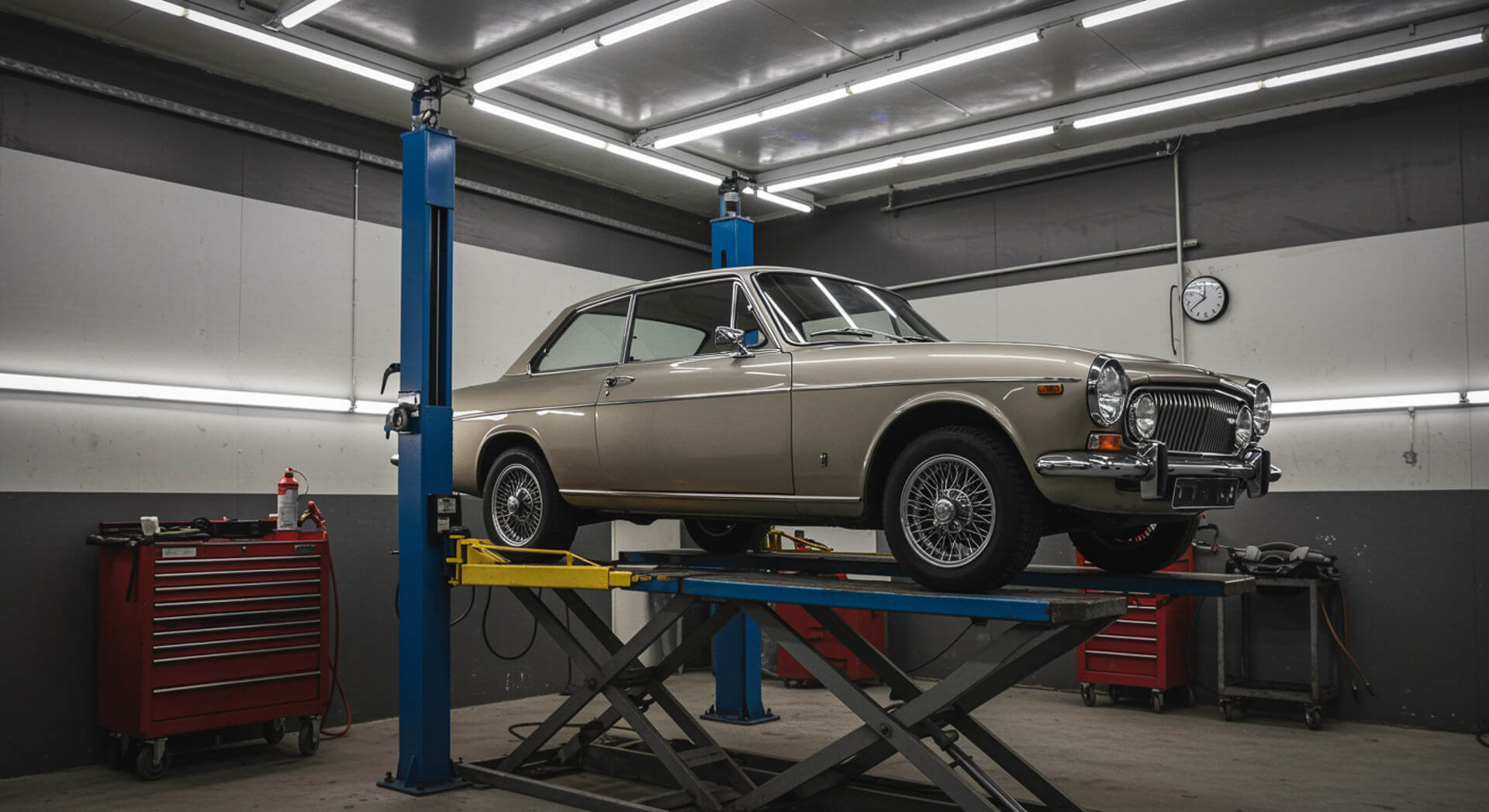 Auto detailing samochodu zabytkowego