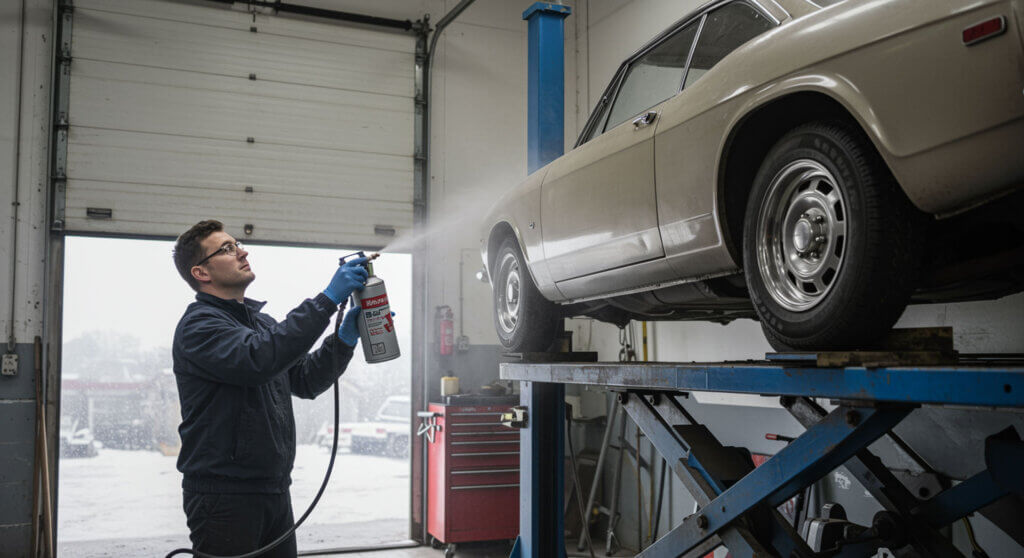 Auto detailing samochodu zabytkowego