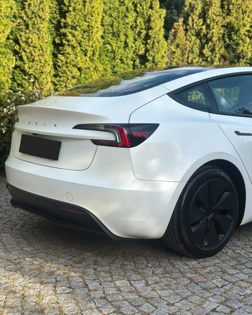 Tesla 3 Mrożenie lakieru
