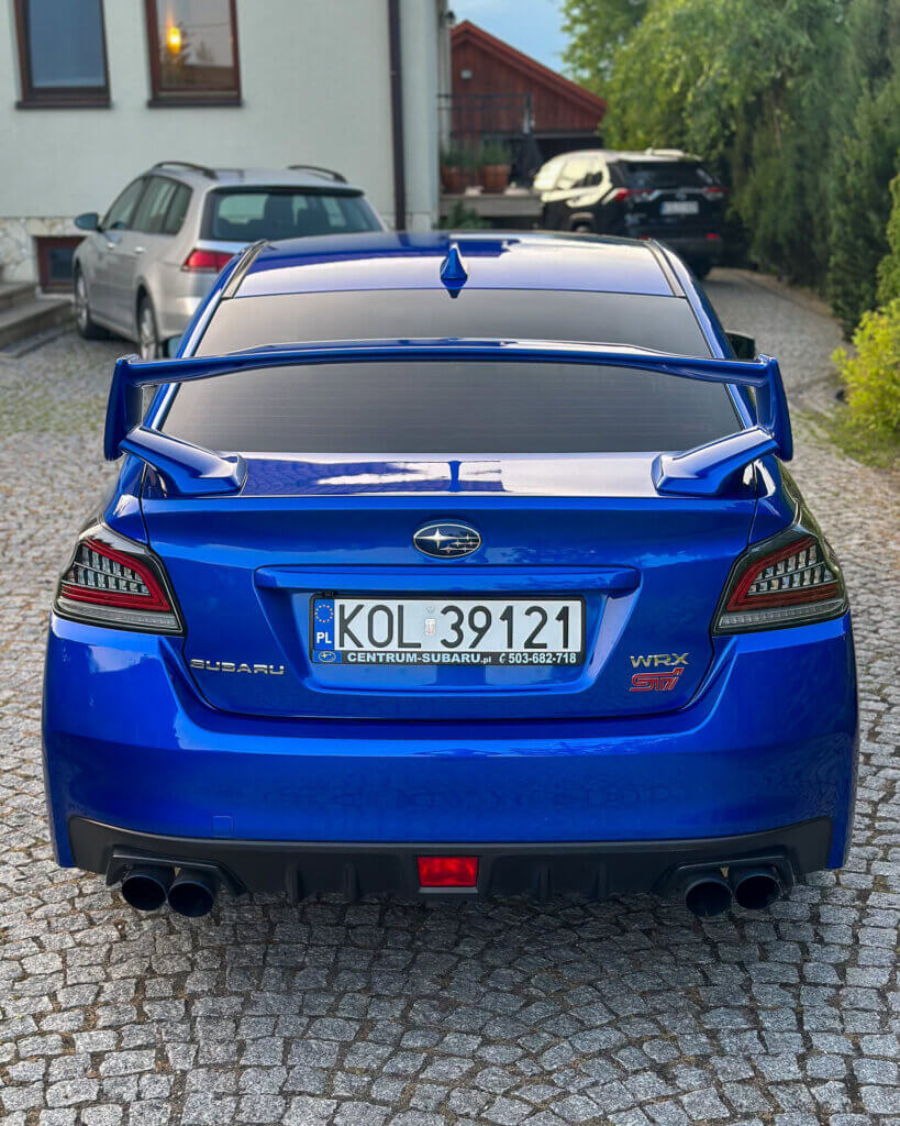 Subaru Impreza WRX STI korekta lakieru