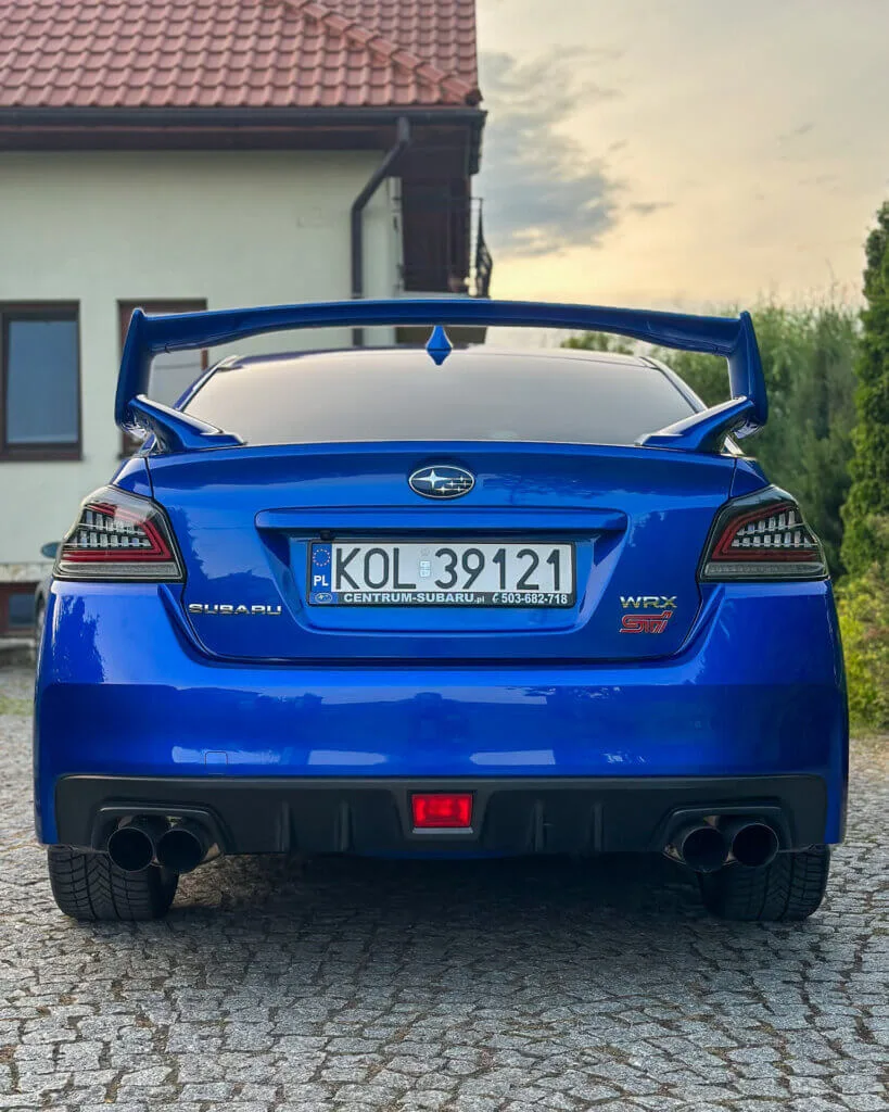 Subaru Impreza WRX STI korekta lakieru