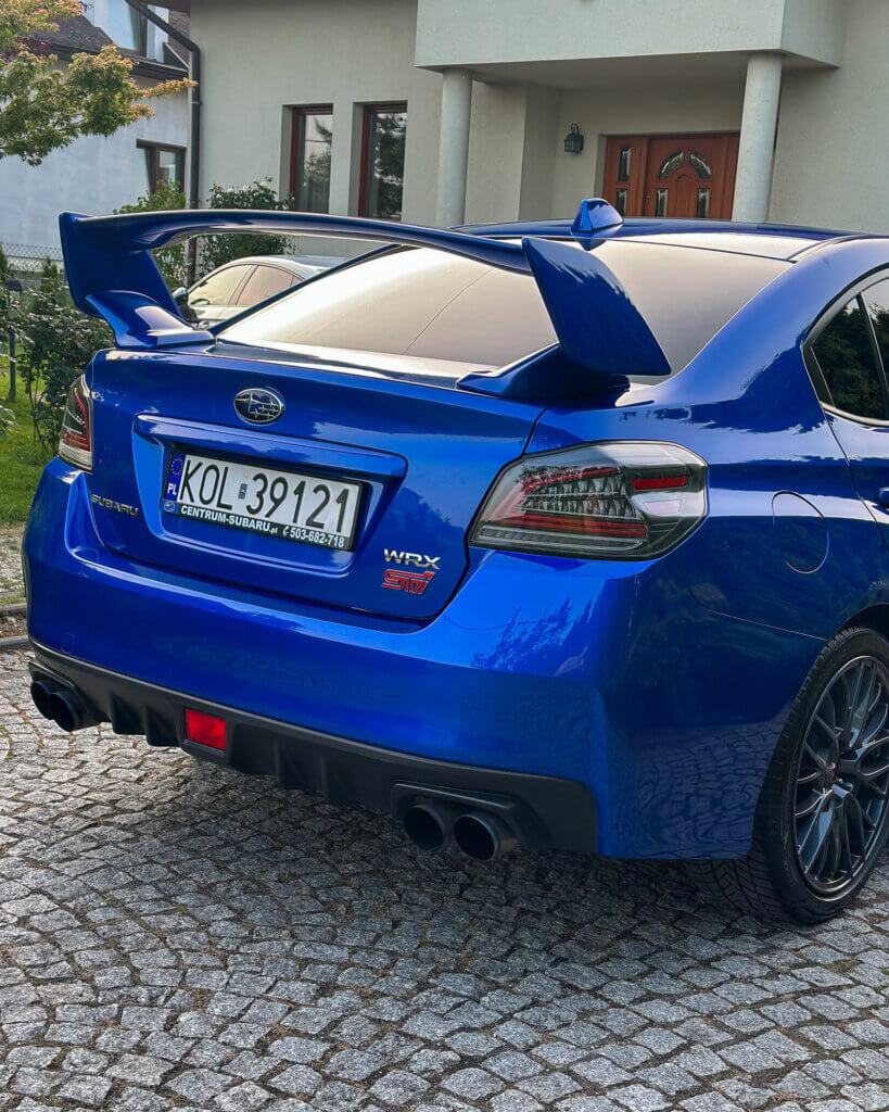 Subaru Impreza WRX STI korekta lakieru