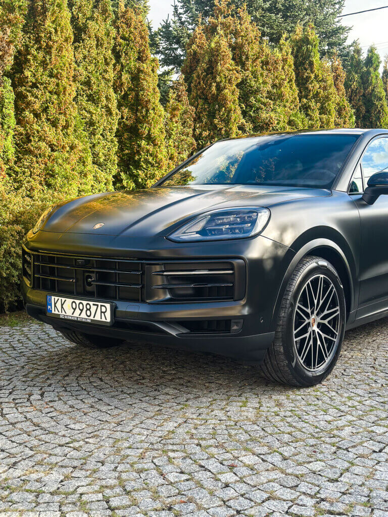 Porsche Cayenne 2025 matowa folia PPF