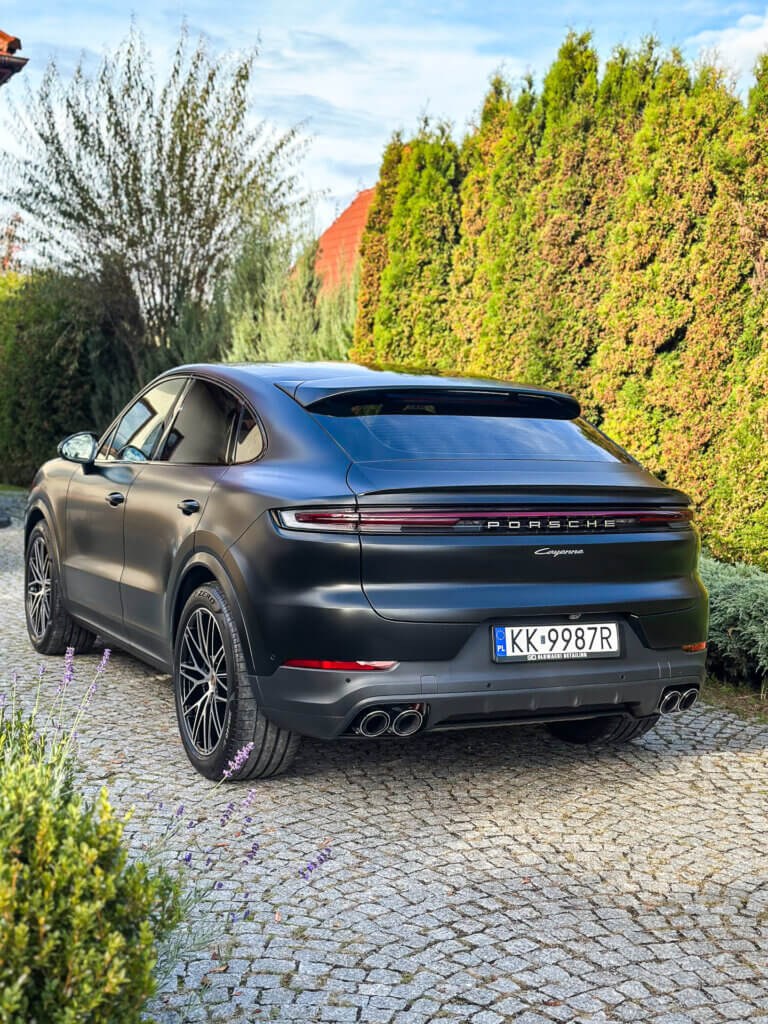 Porsche Cayenne 2025 matowa folia PPF