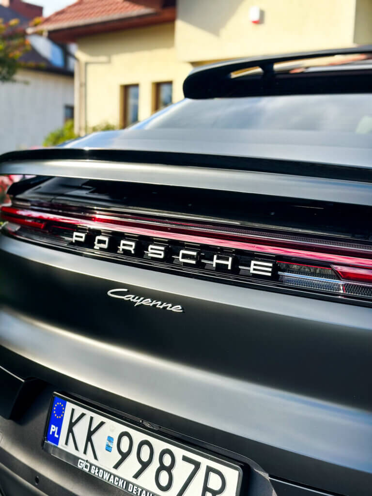 Porsche Cayenne 2025 matowa folia PPF