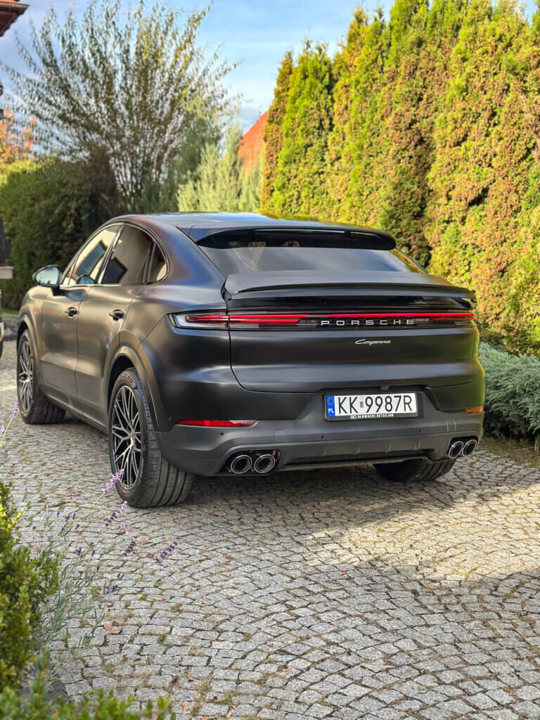 Porsche Cayenne 2025 matowa folia PPF
