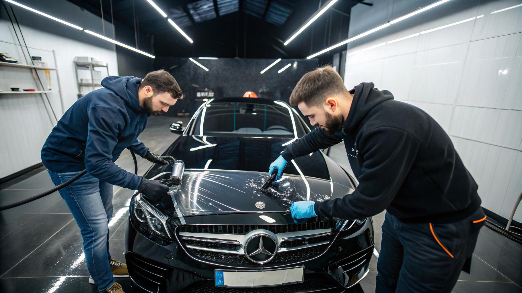 Ile trwa montaż folii PPF na cały samochód