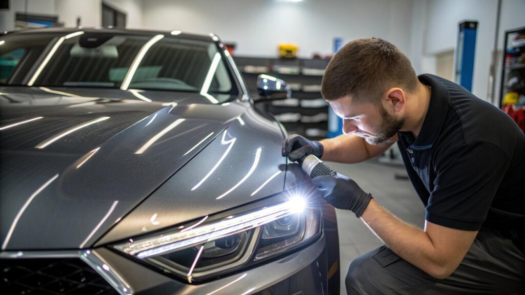 Odbiór auta z salonu z detailerem – jakie wady lakiernicze znajdujemy?