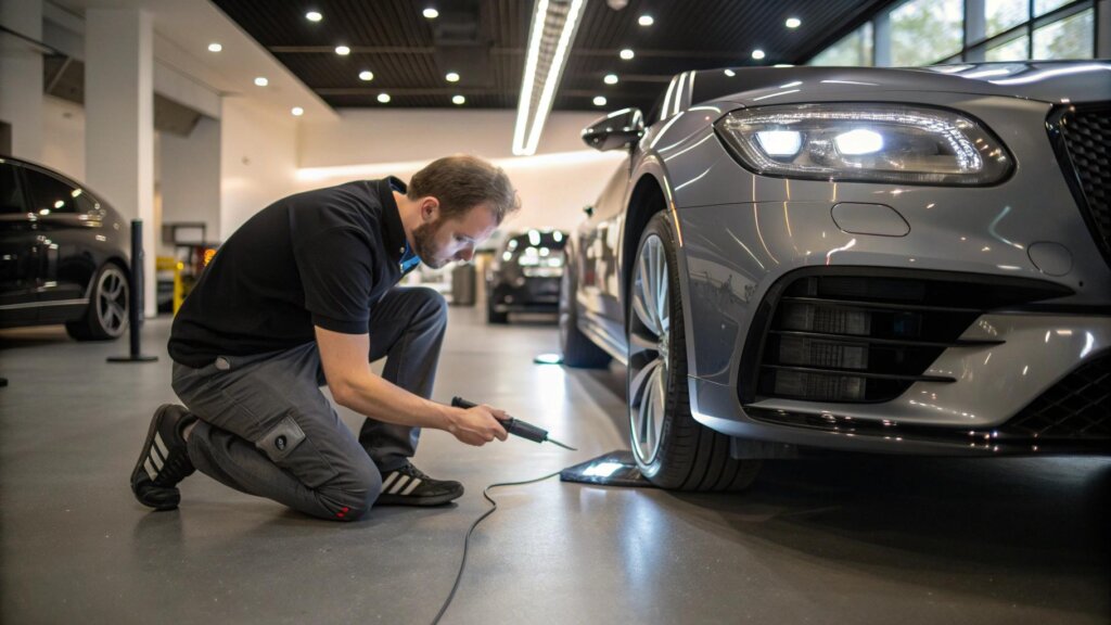 Odbiór auta z salonu z detailerem – jakie wady lakiernicze znajdujemy?