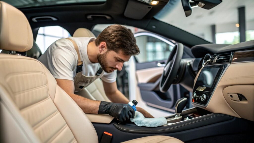 Zabezpieczenie tapicerki skórzanej – ochrona przed przebarwieniami z jeansów