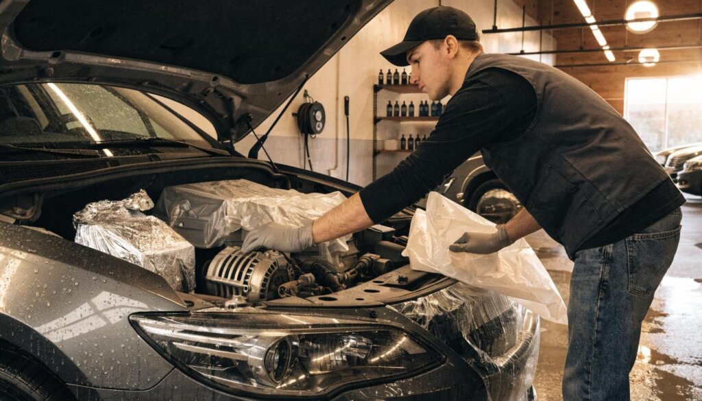 Bezpieczne mycie silnika – o czym musisz pamiętać, by nie zalać elektroniki?