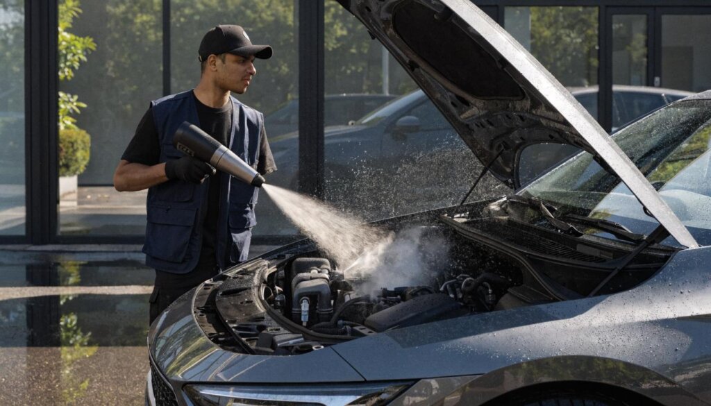 Bezpieczne mycie silnika – o czym musisz pamiętać, by nie zalać elektroniki?