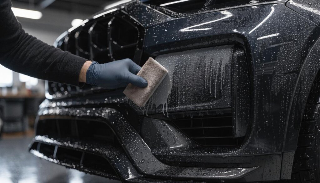 Ceramika na nielakierowane plastiki – jak trwale przywrócić głębię czerni?