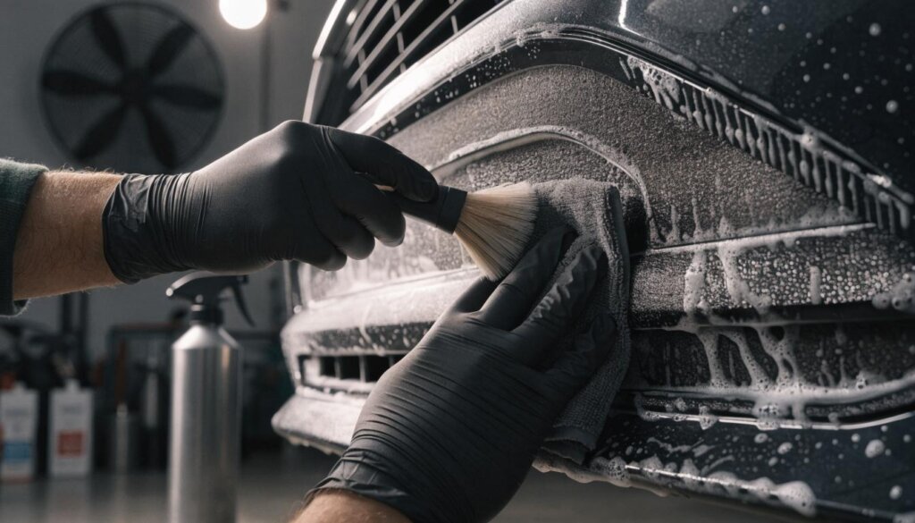 Ceramika na nielakierowane plastiki – jak trwale przywrócić głębię czerni?