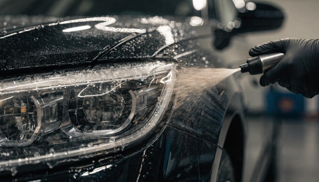 Naprawa rys na folii PPF – kiedy wystarczy ciepła woda?