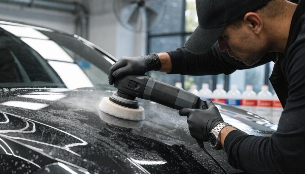 Naprawa rys na folii PPF – kiedy wystarczy ciepła woda?