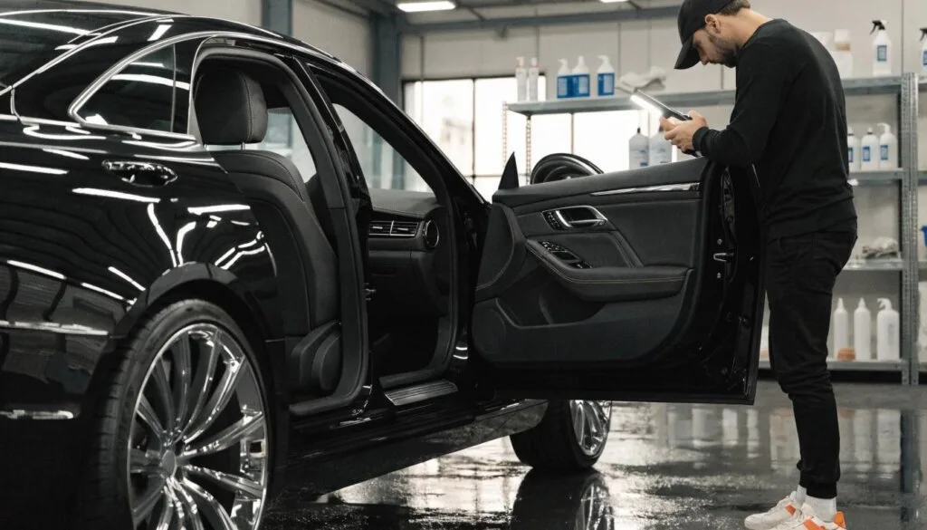 Zabezpieczenie Piano Black we wnętrzu – koniec z porysowaną konsolą