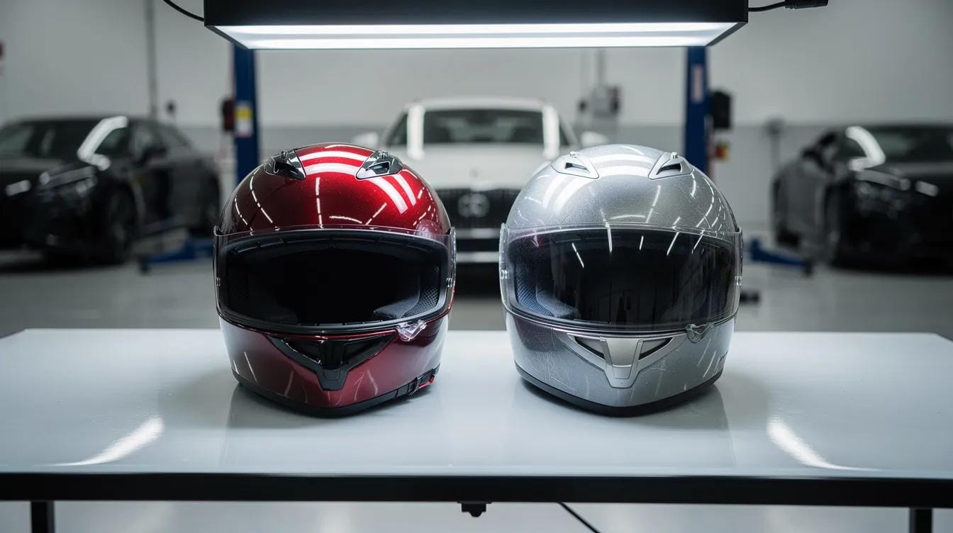 Ceramika na kaski motocyklowe: zalety zabezpieczenia