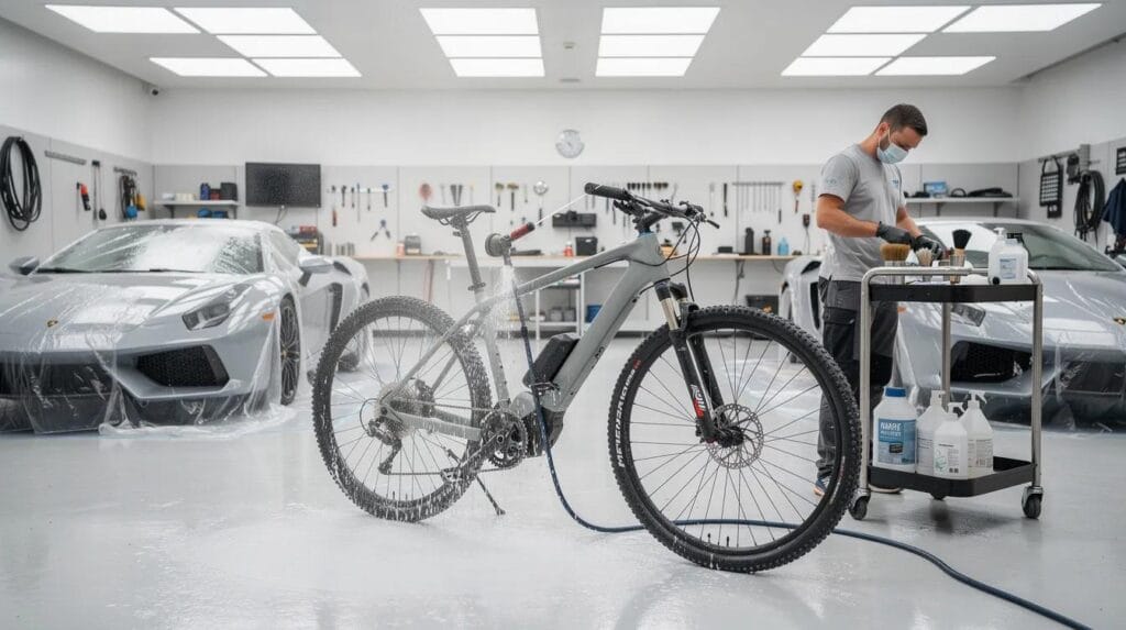 Detailing e-bike: pielęgnacja matowej ramy i baterii