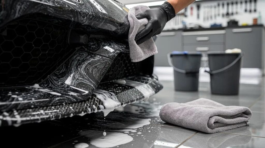 Pielęgnacja elementów z kutego włókna węglowego Forged Carbon