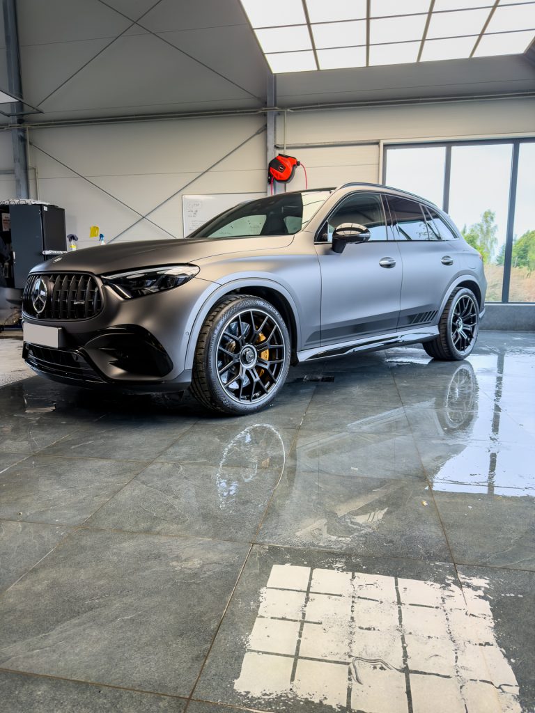 Mercedes-AMG GLC 63 S full body PPF matt – widok 3/4