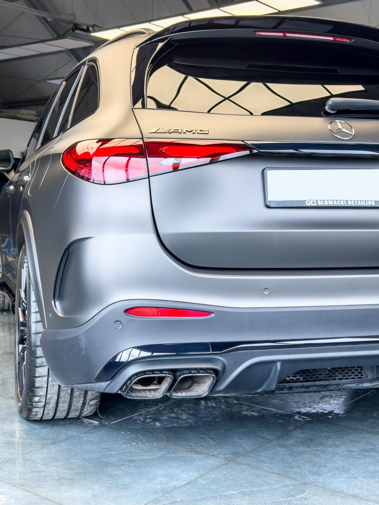 Mercedes GLC 2026 matowa folia PPF – tył i dyfuzor